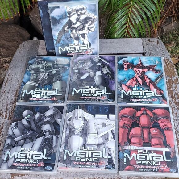 Fullmetal Panic Manga 2003 Mission 1-7 DVD and Posters - Picture 1 of 11